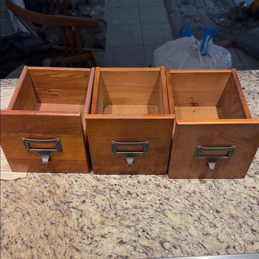 Vintage Wooden Drawer Set - Picture 3 of 7